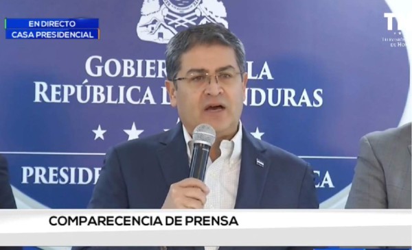 Juan Orlando Hernández da detalles sobre reunión con el secretario Kevin McAleenan