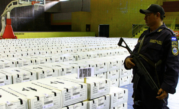 Entrega de material electoral llegó hoy a su última fase