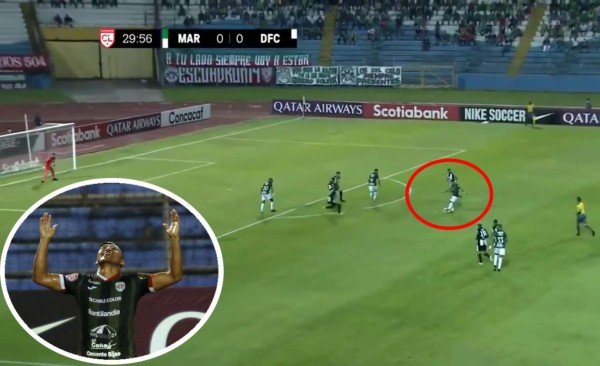 Exquisito pase de Mario Martínez y golazo de Frelys López contra Diriangén en Liga Concacaf