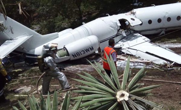 Avión se accidenta en el aeropuerto Toncontín de Honduras