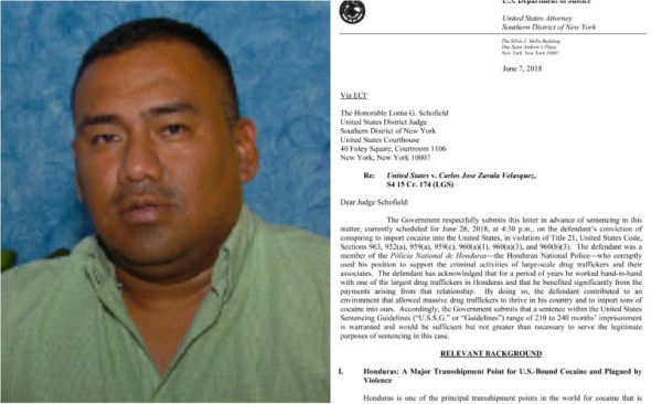 De 17 a 20 años de prisión pide Fiscalía para expolicía hondureño Carlos Zavala