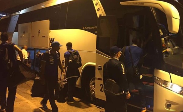 Honduras llegó a Porto Alegre para amistoso contra Brasil