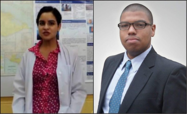 Madeleine Rodríguez y Juan Romero.