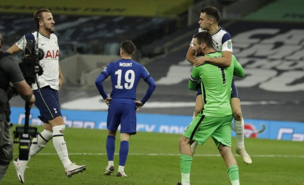 Video: Tottenham eliminó al Chelsea de la Carabao Cup