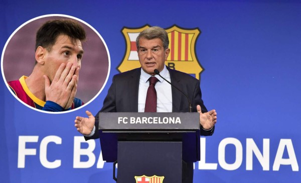 Laporta explica porque se va Messi del Barça: 'No estoy dispuesto a hipotecar el club por el mejor jugador del mundo”