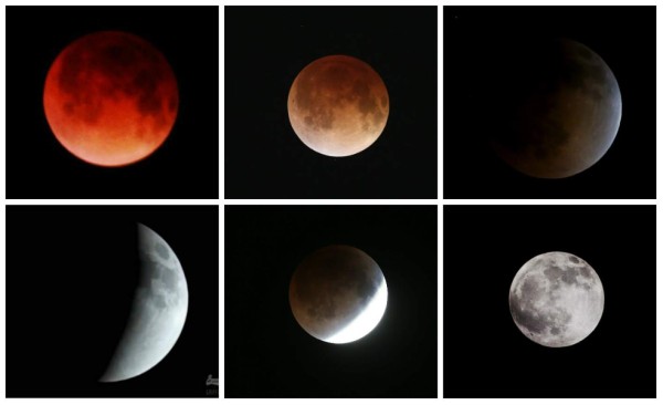 El eclipse de luna roja cautivó a toda Honduras