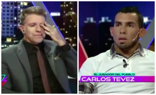 Tévez hizo llorar al entrevistador con una 'humilde' respuesta