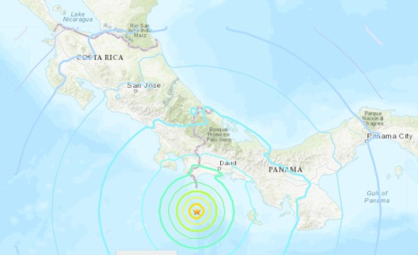 Un fuerte sismo de magnitud 7 en el Pacífico sacude Costa Rica