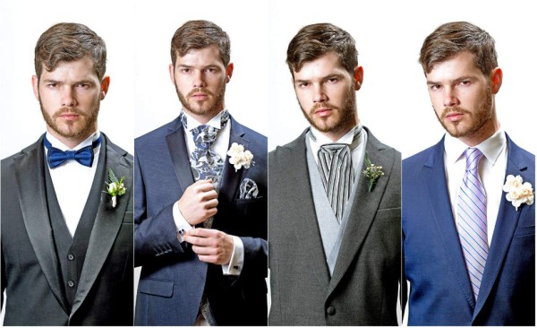 Trajes fits destacan con estilo al cuello