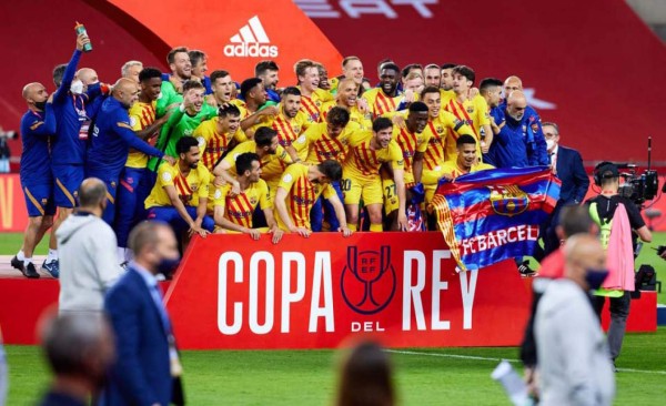 Barcelona destroza al Athletic y se consagra campeón de Copa del Rey