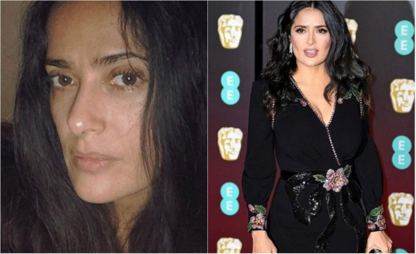 FOTOS: Así luce Salma Hayek al natural y además deja ver sus canas