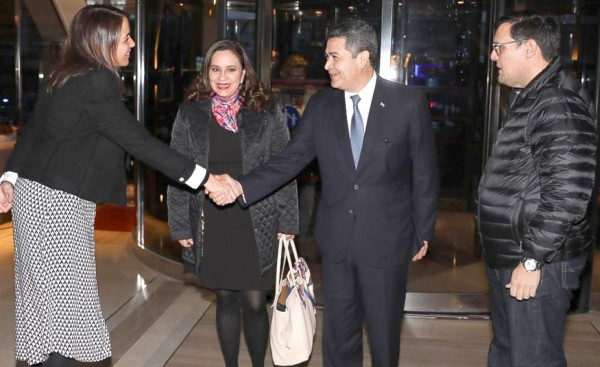 Presidente de Honduras llega a Madrid para participar en Cumbre del Clima