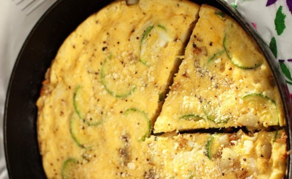 Budín de huevo y calabacitas