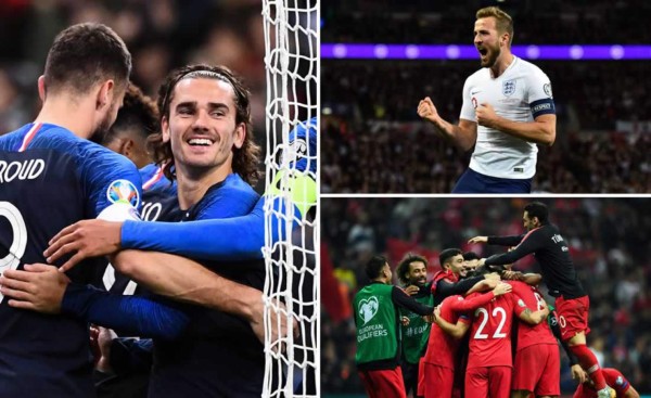 Francia, Inglaterra, Turquía y la República Checa clasifican a la Eurocopa 2020