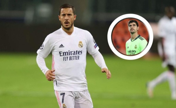 Courtois revela el futuro de Eden Hazard en el Real Madrid