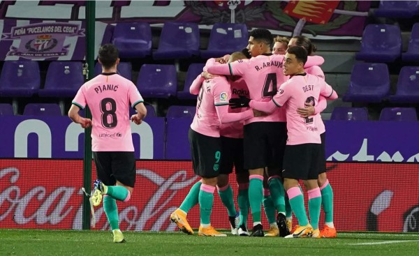 Barcelona, con un gran Messi, rompe mala racha de visitante y golea al Valladolid