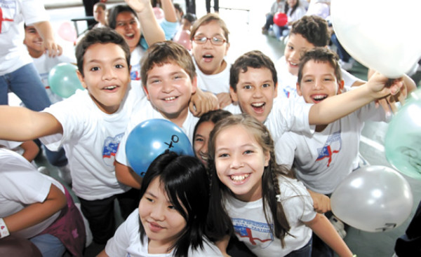 Los niños piden felicidad para Honduras