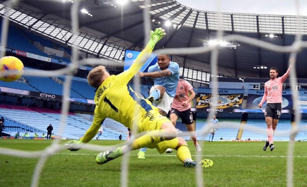 Manchester City vence por la mínima al Sheffield y es más líder de la Premier League