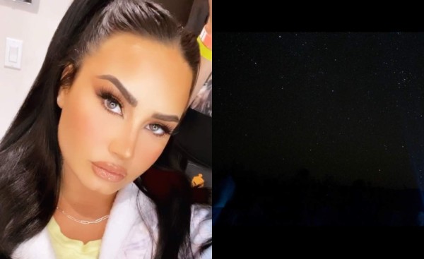 VIDEO: Demi Lovato graba un ovni sobrevolando el cielo