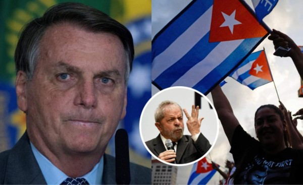 Protestas en Cuba desatan enfrentamiento entre Bolsonaro y Lula da Silva en Brasil