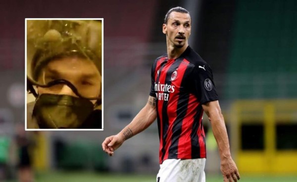 Zlatan sufre accidente de auto y un aficionado lo lleva en su motocicleta