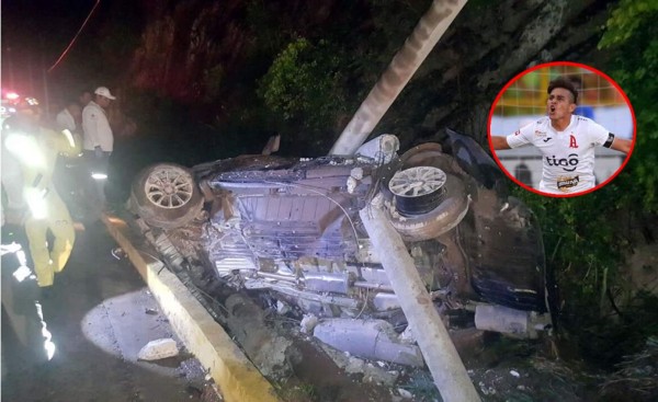 Futbolista Fito Zelaya sufre grave accidente de tránsito junto a su familia