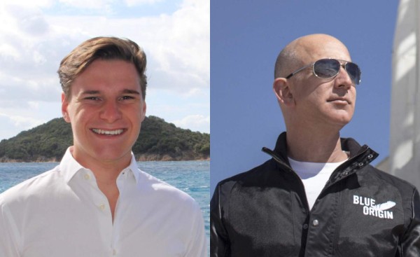 Oliver Daemen, el estudiante que acompañará a Jeff Bezos en su viaje al espacio
