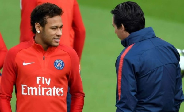 Nueva pelea de Neymar con Unai Emery, entrenador del PSG