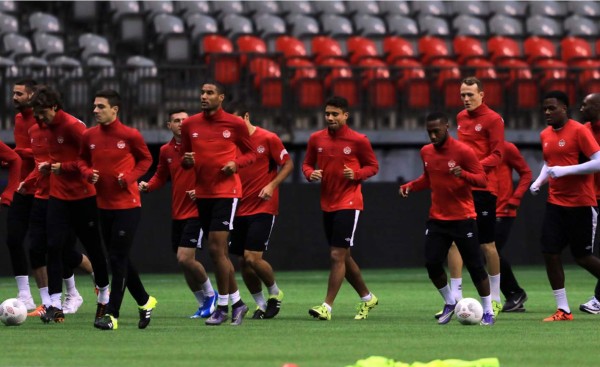 Canadá trabaja motivada en el BC Place Stadium