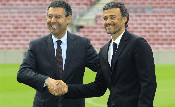 Bartomeu: 'Luis Enrique seguirá en el Barcelona'