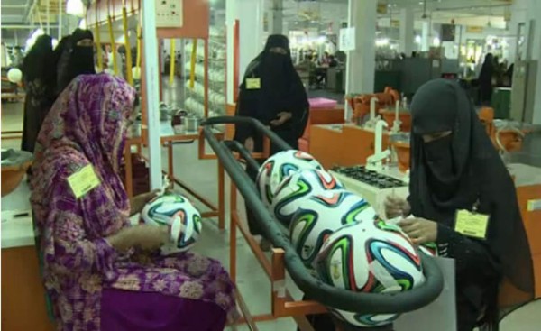 La fábrica del balón del Mundial