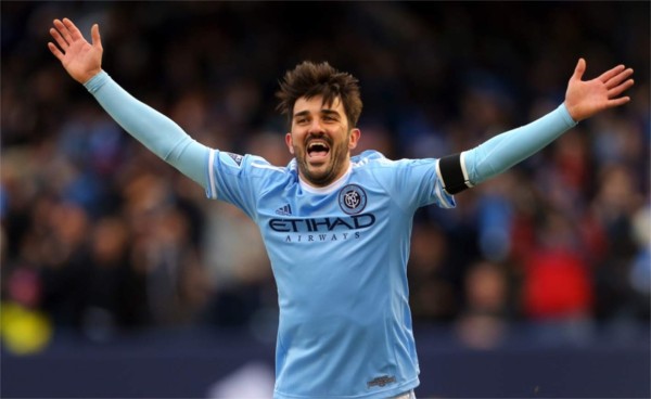 David Villa marcó su primer gol en Estados Unidos