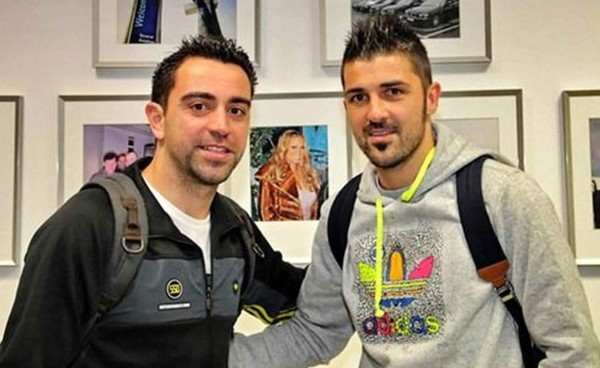 Villa: 'Xavi es el mejor centrocampista de todos los tiempos'