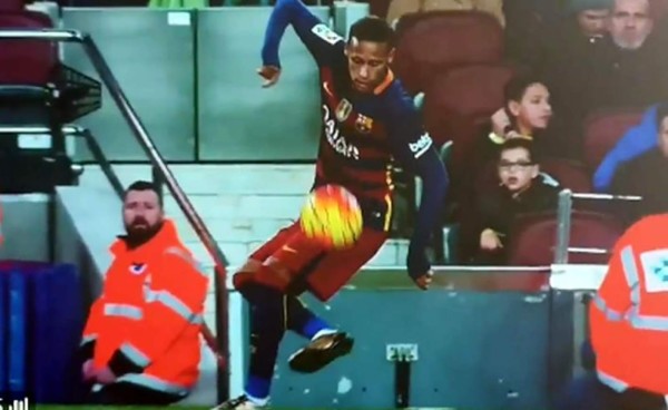 VIDEO: El espectacular control de Neymar