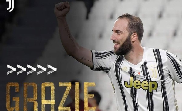 Juventus hizo oficial la salida de Gonzalo Higuaín