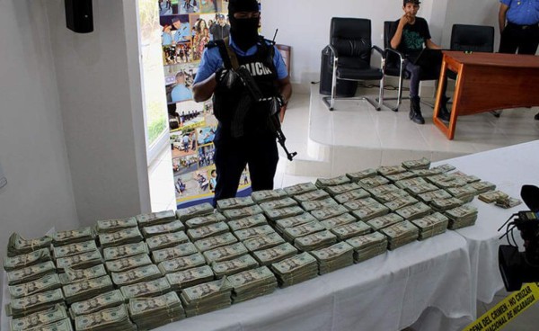 Capturan a hondureño con 832 mil dólares en Nicaragua