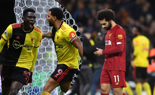 Liverpool pierde su racha imbatibilidad contra un Watford desatado