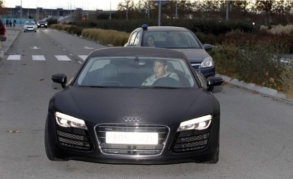 James, perseguido por la Policía hasta Valdebebas