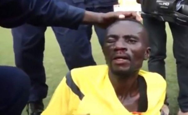 Video: Árbitro recibió brutal paliza por parte de aficionados