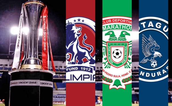Definidos los cruces de octavos de final de la Liga Concacaf con tres equipos hondureños clasificados