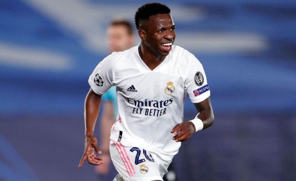 Vinícius Jr. fue la figura del Real Madrid contra el Liverpool en la Champions League.