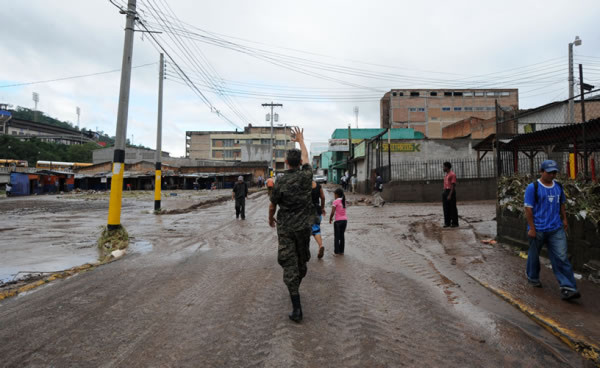 Honduras: Tegucigalpa, un día después de Agatha