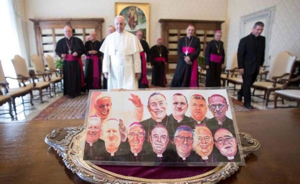 La sorpresa de los obispos hondureños al Papa Francisco