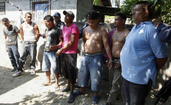 Capturan a nueve integrantes de la mara Salvatrucha en Honduras