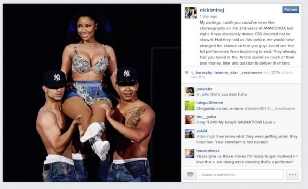 Nicki Minaj censurada por ¿obscena?