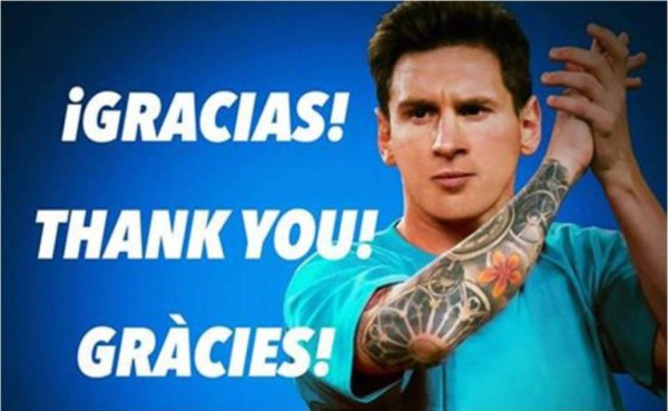 Messi agradece en las redes sociales los 'mensajes de apoyo' tras su lesión