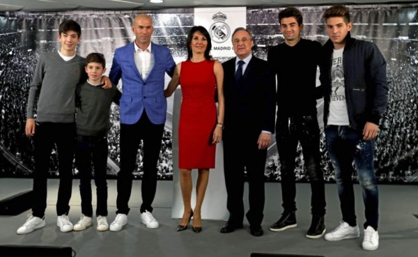 Dos hijos de Zidane están en el centro de la sanción al Real Madrid