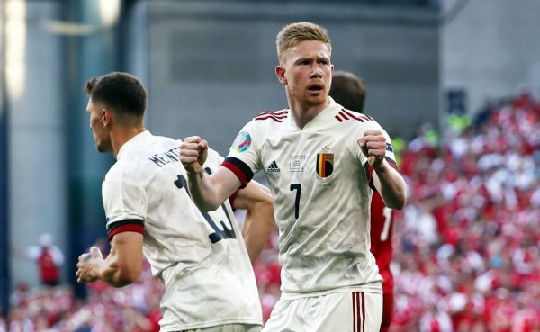 De Bruyne doblega a Dinamarca y mete a Bélgica en octavos de final de la Eurocopa