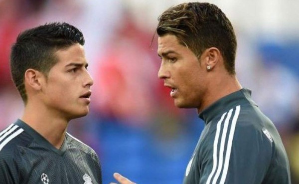 Cristiano exige que James se quede en el Real Madrid