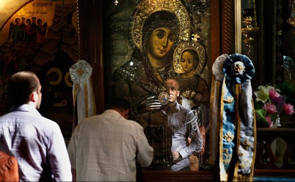 Descubren un ángel en iglesia donde nació Jesucristo